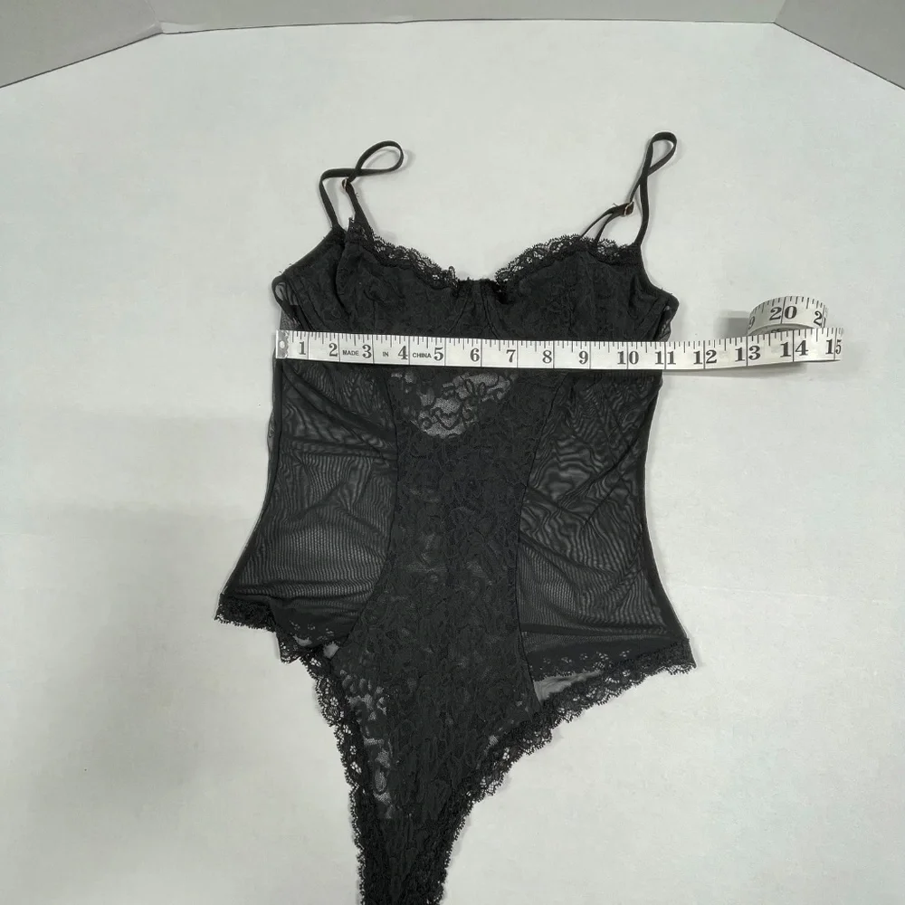 Victoria‎ Secret Black Bodysuit 34B -In Bag.